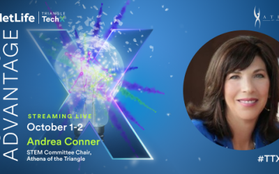 Athena of the Triangle’s Andrea Stevenson Conner is one of this year’s highly anticipated speakers at MetLife’s 6th annual 2024 Triangle Tech X (TTX)!